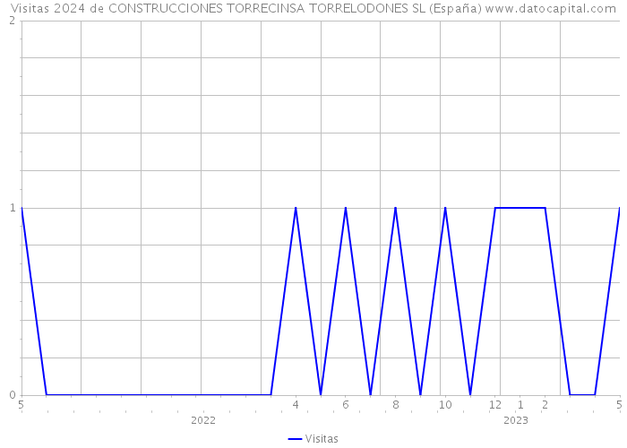 Visitas 2024 de CONSTRUCCIONES TORRECINSA TORRELODONES SL (España) 