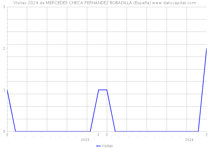 Visitas 2024 de MERCEDES CHECA FERNANDEZ BOBADILLA (España) 