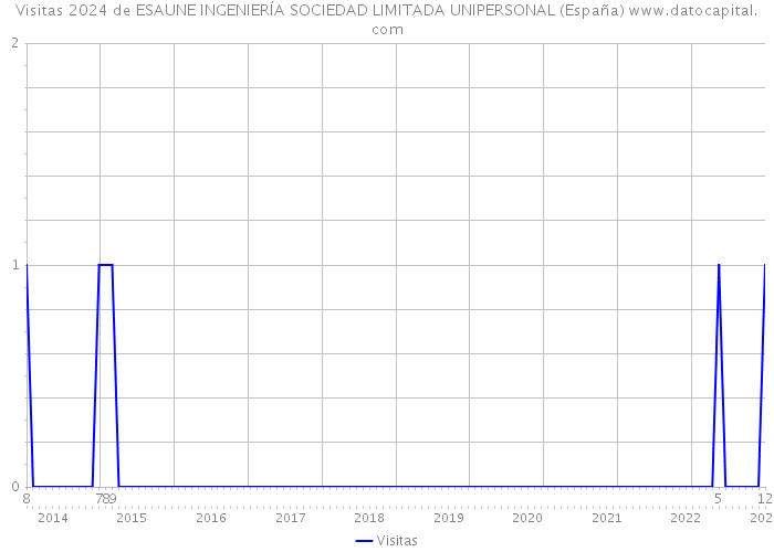 Visitas 2024 de ESAUNE INGENIERÍA SOCIEDAD LIMITADA UNIPERSONAL (España) 