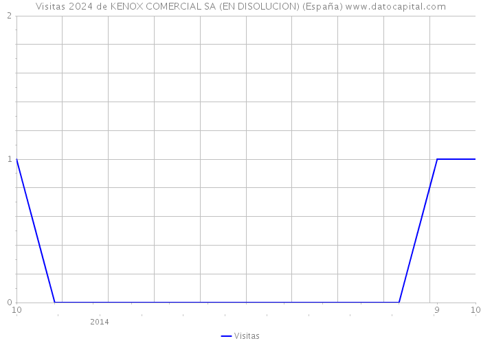 Visitas 2024 de KENOX COMERCIAL SA (EN DISOLUCION) (España) 