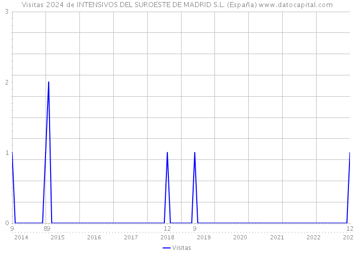 Visitas 2024 de INTENSIVOS DEL SUROESTE DE MADRID S.L. (España) 