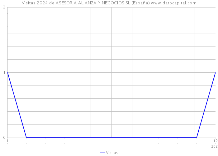 Visitas 2024 de ASESORIA ALIANZA Y NEGOCIOS SL (España) 