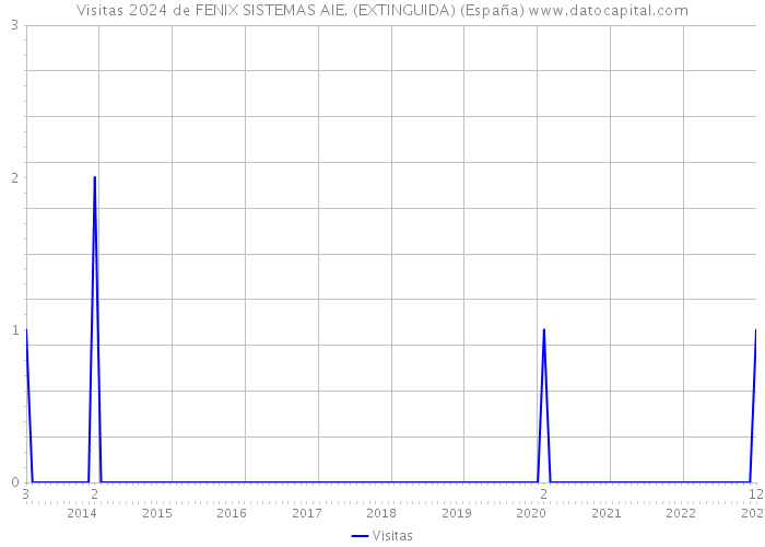 Visitas 2024 de FENIX SISTEMAS AIE. (EXTINGUIDA) (España) 