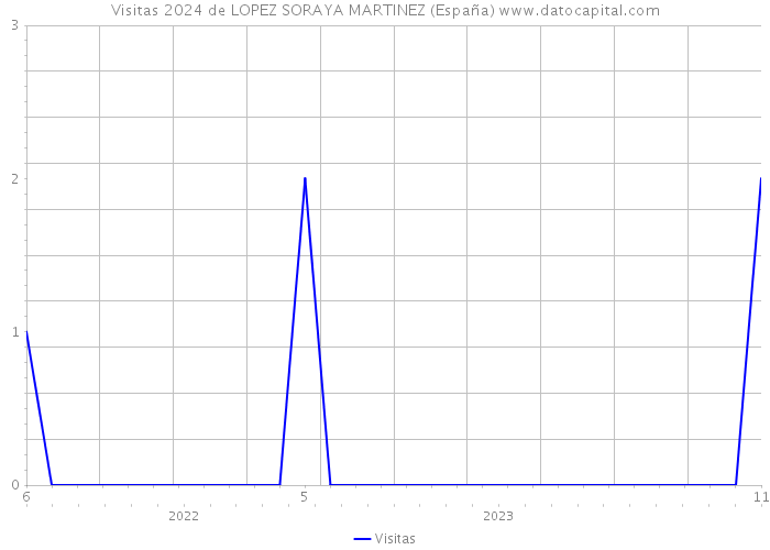 Visitas 2024 de LOPEZ SORAYA MARTINEZ (España) 