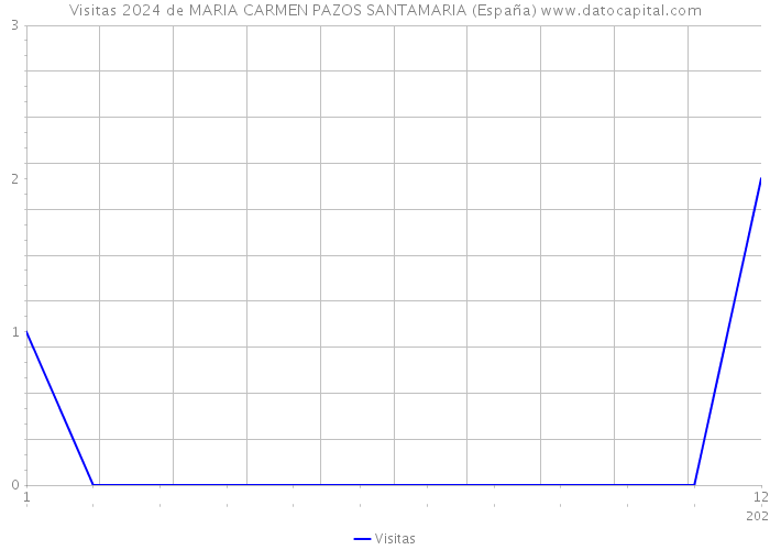 Visitas 2024 de MARIA CARMEN PAZOS SANTAMARIA (España) 