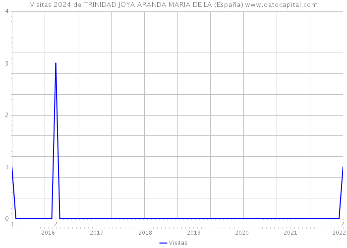 Visitas 2024 de TRINIDAD JOYA ARANDA MARIA DE LA (España) 