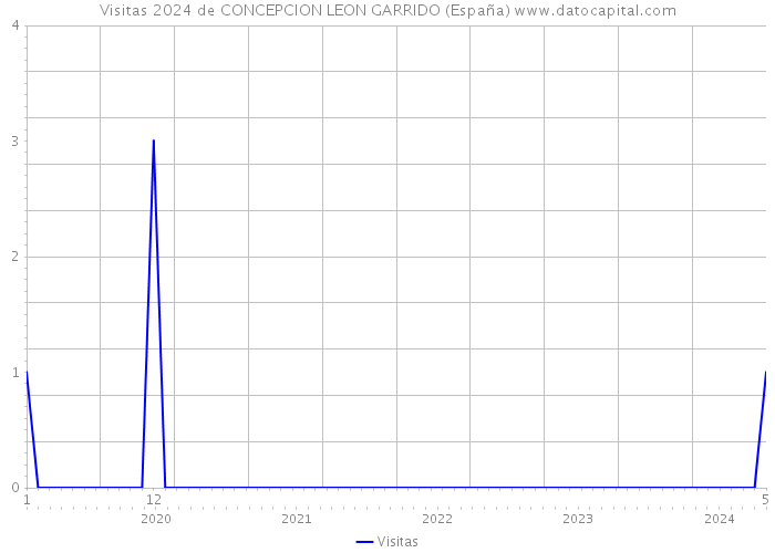 Visitas 2024 de CONCEPCION LEON GARRIDO (España) 