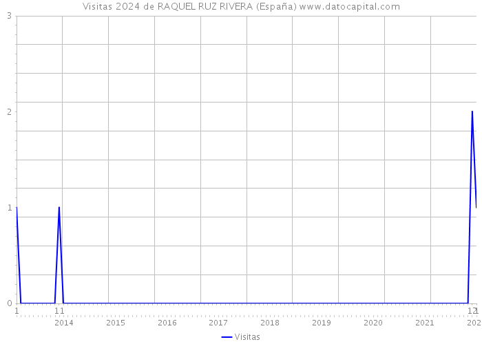 Visitas 2024 de RAQUEL RUZ RIVERA (España) 