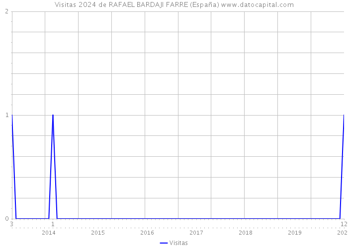 Visitas 2024 de RAFAEL BARDAJI FARRE (España) 