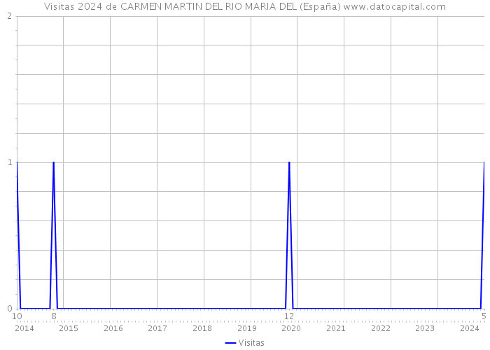 Visitas 2024 de CARMEN MARTIN DEL RIO MARIA DEL (España) 
