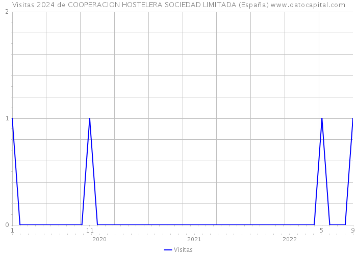 Visitas 2024 de COOPERACION HOSTELERA SOCIEDAD LIMITADA (España) 
