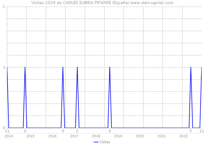 Visitas 2024 de CARLES SUBIRA PIFARRE (España) 