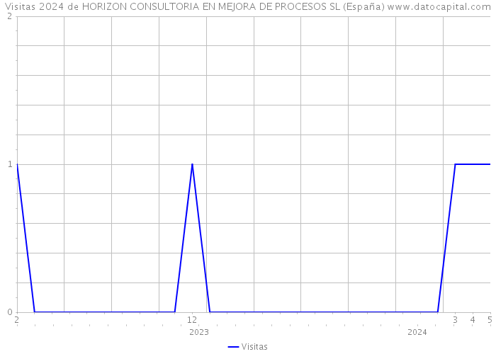 Visitas 2024 de HORIZON CONSULTORIA EN MEJORA DE PROCESOS SL (España) 