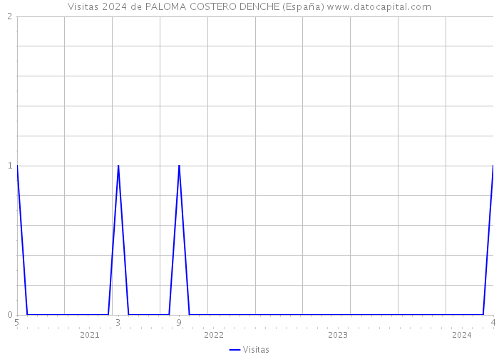 Visitas 2024 de PALOMA COSTERO DENCHE (España) 