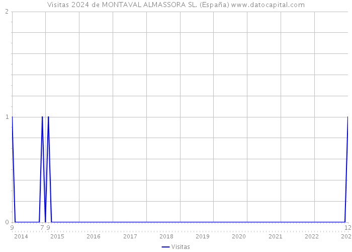Visitas 2024 de MONTAVAL ALMASSORA SL. (España) 