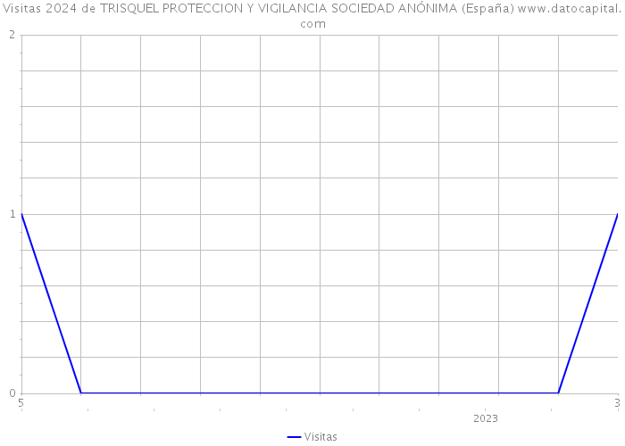 Visitas 2024 de TRISQUEL PROTECCION Y VIGILANCIA SOCIEDAD ANÓNIMA (España) 