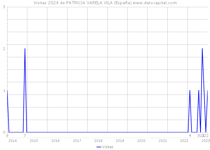 Visitas 2024 de PATRICIA VARELA VILA (España) 