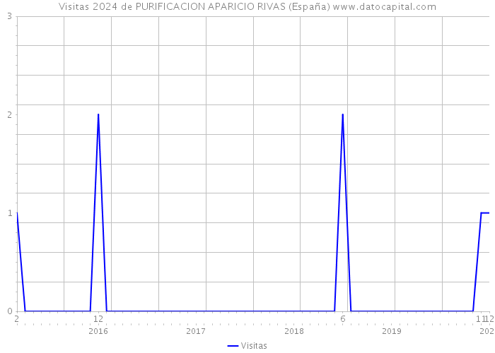 Visitas 2024 de PURIFICACION APARICIO RIVAS (España) 