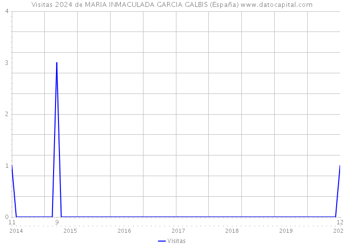 Visitas 2024 de MARIA INMACULADA GARCIA GALBIS (España) 