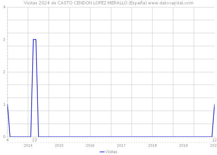 Visitas 2024 de CASTO CENDON LOPEZ MERALLO (España) 