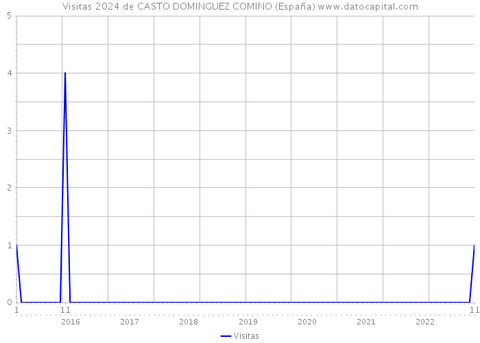 Visitas 2024 de CASTO DOMINGUEZ COMINO (España) 