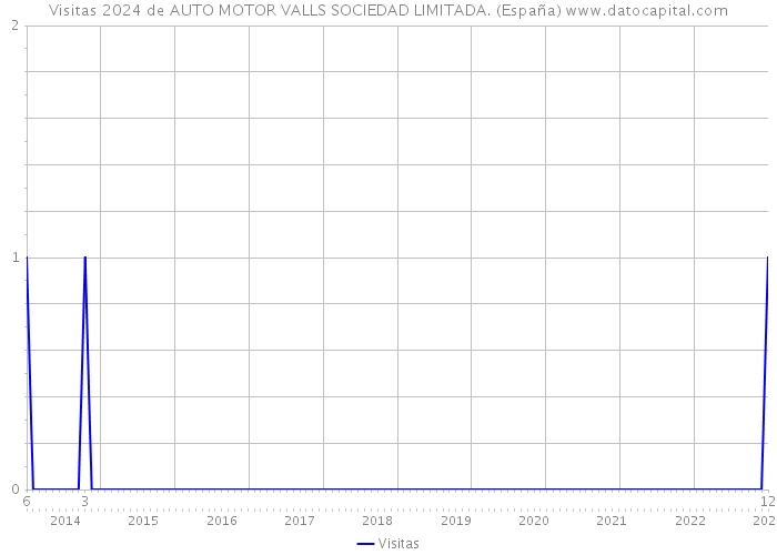 Visitas 2024 de AUTO MOTOR VALLS SOCIEDAD LIMITADA. (España) 