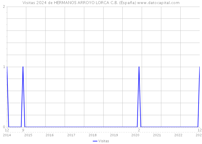 Visitas 2024 de HERMANOS ARROYO LORCA C.B. (España) 