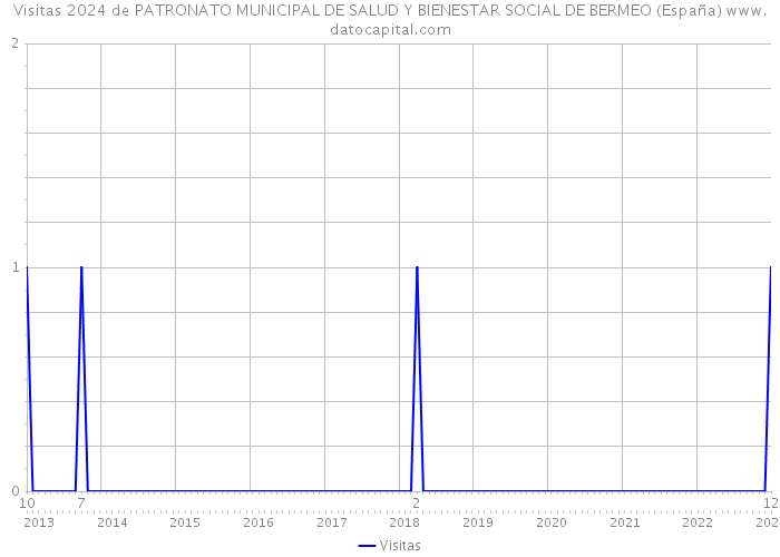 Visitas 2024 de PATRONATO MUNICIPAL DE SALUD Y BIENESTAR SOCIAL DE BERMEO (España) 