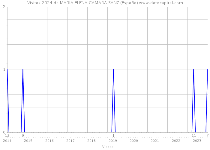Visitas 2024 de MARIA ELENA CAMARA SANZ (España) 