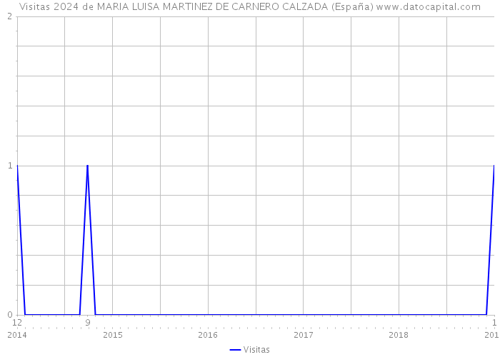 Visitas 2024 de MARIA LUISA MARTINEZ DE CARNERO CALZADA (España) 