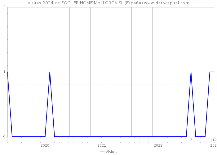 Visitas 2024 de FOGUER HOME MALLORCA SL (España) 