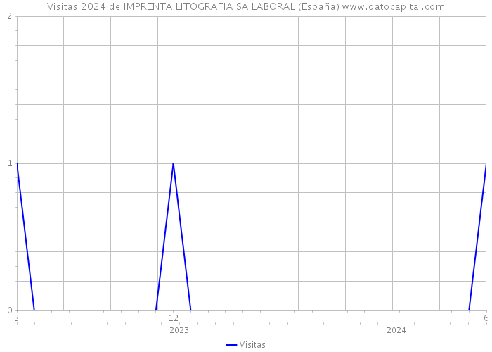 Visitas 2024 de IMPRENTA LITOGRAFIA SA LABORAL (España) 