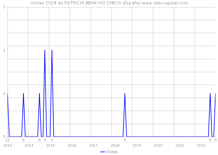 Visitas 2024 de PATRICIA BENAYAS CHECA (España) 