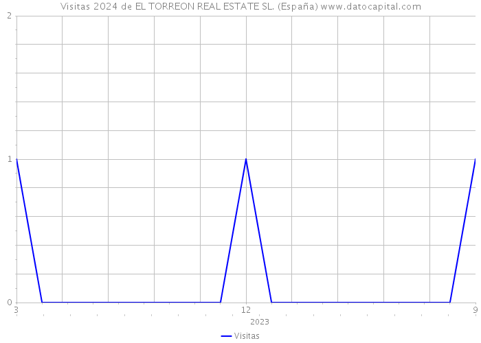 Visitas 2024 de EL TORREON REAL ESTATE SL. (España) 
