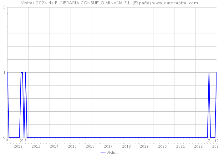 Visitas 2024 de FUNERARIA CONSUELO MINANA S.L. (España) 