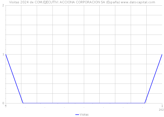 Visitas 2024 de COM.EJECUTIV: ACCIONA CORPORACION SA (España) 