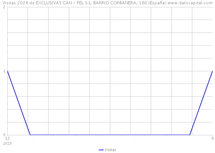 Visitas 2024 de EXCLUSIVAS CAN - PEL S.L. BARRIO CORBANERA, 186 (España) 