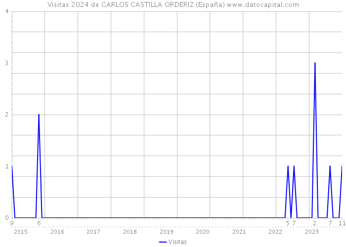 Visitas 2024 de CARLOS CASTILLA ORDERIZ (España) 