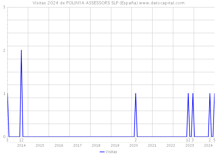 Visitas 2024 de POLINYA ASSESSORS SLP (España) 