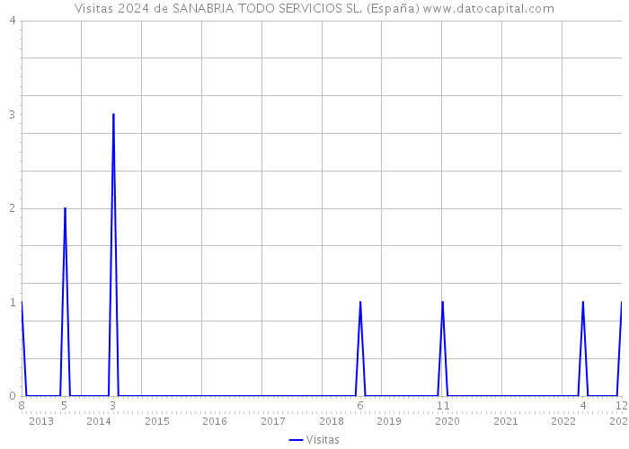 Visitas 2024 de SANABRIA TODO SERVICIOS SL. (España) 