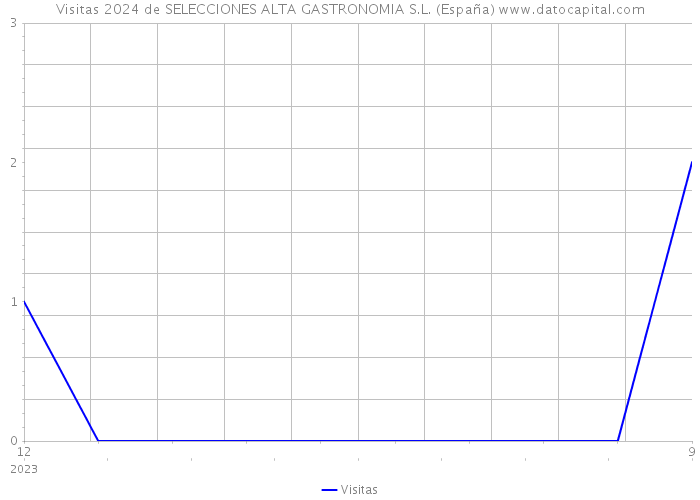 Visitas 2024 de SELECCIONES ALTA GASTRONOMIA S.L. (España) 