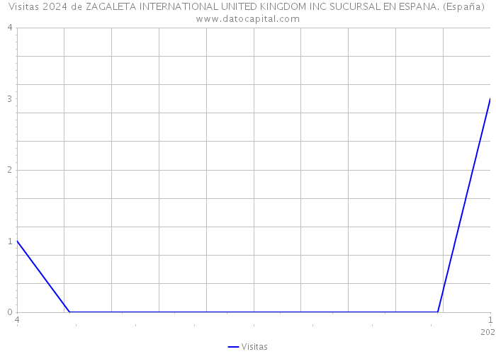 Visitas 2024 de ZAGALETA INTERNATIONAL UNITED KINGDOM INC SUCURSAL EN ESPANA. (España) 