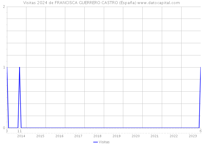 Visitas 2024 de FRANCISCA GUERRERO CASTRO (España) 