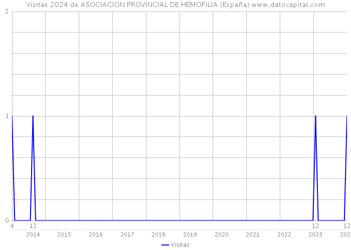 Visitas 2024 de ASOCIACION PROVINCIAL DE HEMOFILIA (España) 