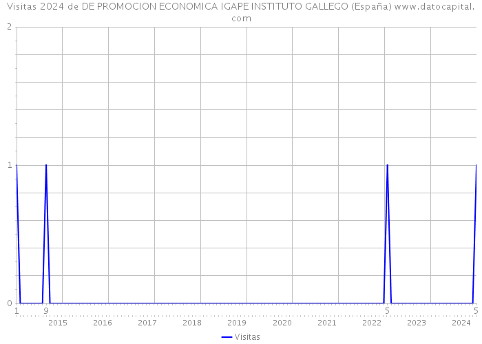 Visitas 2024 de DE PROMOCION ECONOMICA IGAPE INSTITUTO GALLEGO (España) 