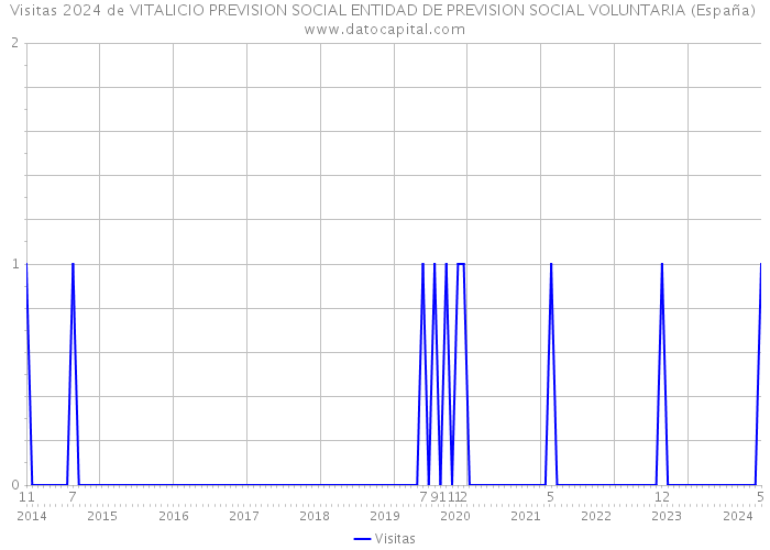Visitas 2024 de VITALICIO PREVISION SOCIAL ENTIDAD DE PREVISION SOCIAL VOLUNTARIA (España) 