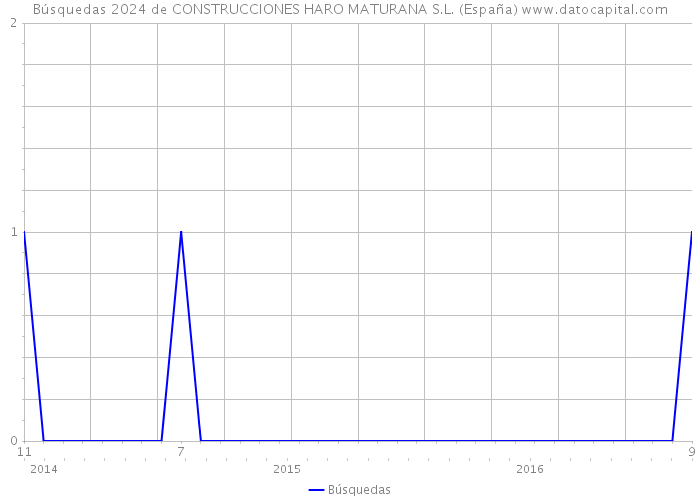 Búsquedas 2024 de CONSTRUCCIONES HARO MATURANA S.L. (España) 