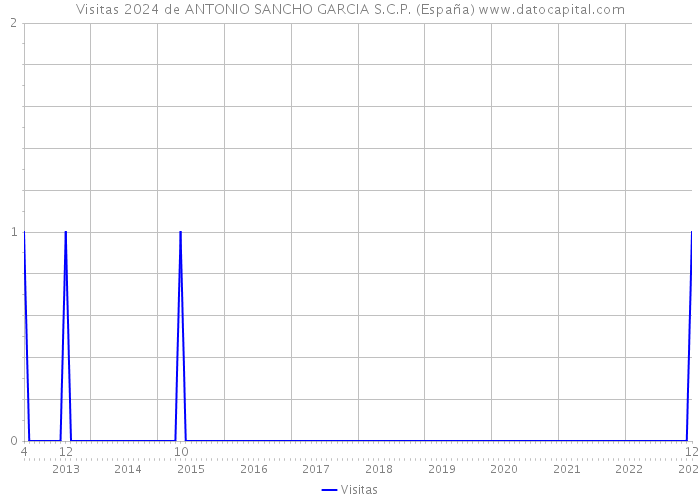 Visitas 2024 de ANTONIO SANCHO GARCIA S.C.P. (España) 