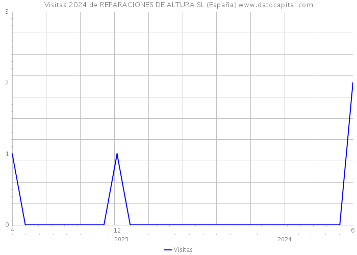 Visitas 2024 de REPARACIONES DE ALTURA SL (España) 
