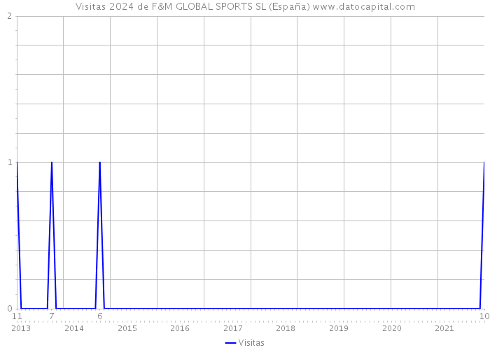 Visitas 2024 de F&M GLOBAL SPORTS SL (España) 